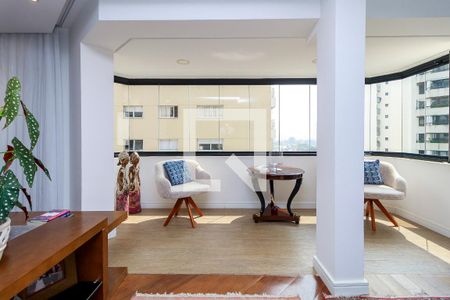 Sala de apartamento à venda com 3 quartos, 169m² em Brooklin, São Paulo