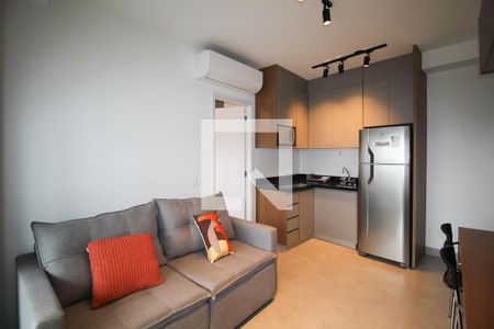 Sala de apartamento à venda com 1 quarto, 35m² em Indianópolis, São Paulo