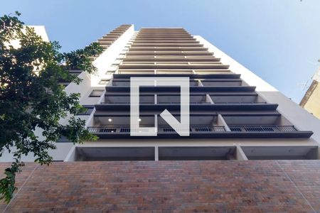 Studio para alugar com 27m², 1 quarto e sem vagaFachada