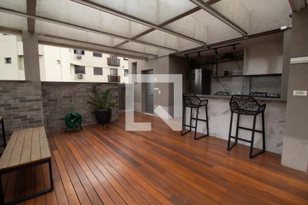 Apartamento para alugar com 38m², 1 quarto e 1 vaga Apartamento para alugar com 38m², 1 quarto e 1 vagaÁrea comum - Churrasqueira