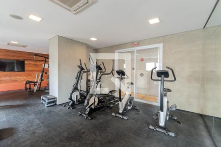 Studio para alugar com 28m², 1 quarto e sem vaga Studio para alugar com 28m², 1 quarto e sem vagaÁrea comum - Academia