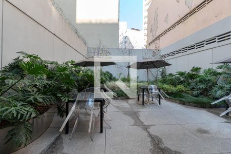 Studio para alugar com 28m², 1 quarto e sem vaga Studio para alugar com 28m², 1 quarto e sem vagaÁrea comum - Churrasqueira