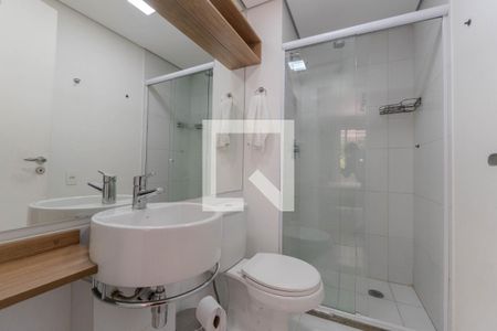 Studio para alugar com 28m², 1 quarto e sem vaga Studio para alugar com 28m², 1 quarto e sem vagaBanheiro