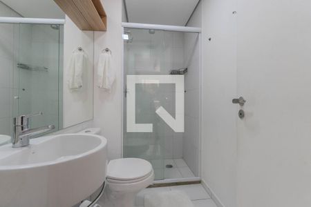 Studio para alugar com 28m², 1 quarto e sem vaga Studio para alugar com 28m², 1 quarto e sem vagaBanheiro