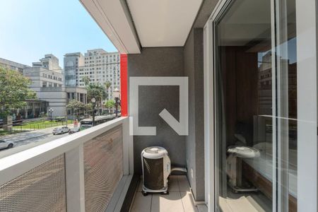 Studio para alugar com 28m², 1 quarto e sem vaga Studio para alugar com 28m², 1 quarto e sem vagaSacada