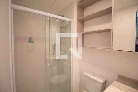 Studio para alugar com 24m², 1 quarto e sem vagaBanheiro da Suíte