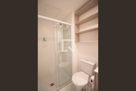 Studio para alugar com 24m², 1 quarto e sem vagaBanheiro da Suíte