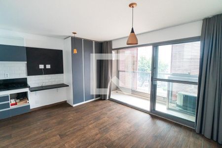 Sala/Quarto de apartamento para alugar com 1 quarto, 31m² em Mirandópolis, São Paulo