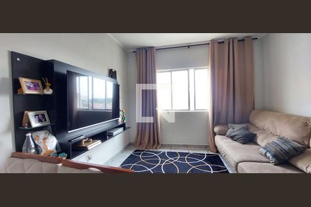 Sala de apartamento à venda com 2 quartos, 79m² em Jardim Ocara, Santo André