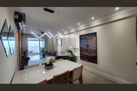 Sala de apartamento para alugar com 3 quartos, 134m² em Gonzaga, Santos