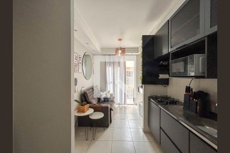 Sala/ Cozinha/ Área de serviço de apartamento à venda com 1 quarto, 28m² em Vila Palmeiras, São Paulo