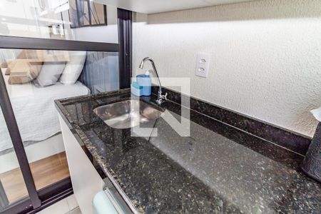 Studio para alugar com 25m², 1 quarto e sem vagaVaranda / Cozinha