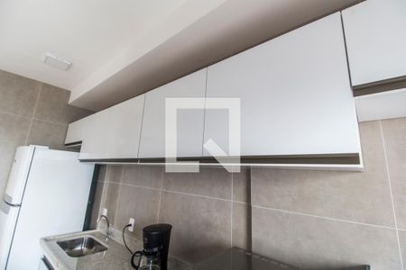 Apartamento para alugar com 45m², 1 quarto e 2 vagasDetalhe da cozinha