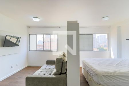 Sala de apartamento para alugar com 1 quarto, 42m² em Jardim das Acácias, São Paulo