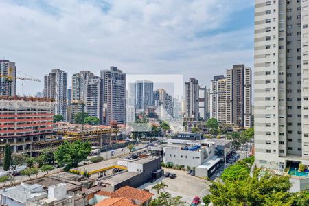 Vista da Sala de apartamento para alugar com 1 quarto, 42m² em Jardim das Acácias, São Paulo