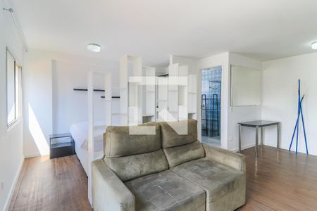 Sala de apartamento para alugar com 1 quarto, 42m² em Jardim das Acácias, São Paulo