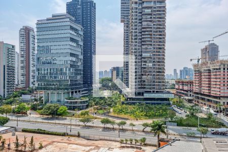 Vista da Sala de apartamento para alugar com 1 quarto, 42m² em Jardim das Acácias, São Paulo