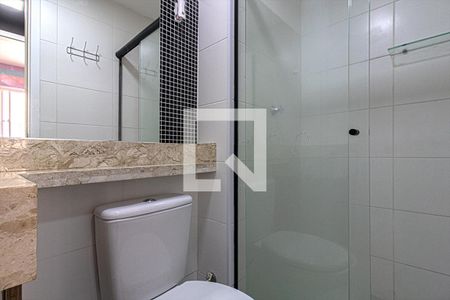 Banheiro Social de apartamento para alugar com 2 quartos, 33m² em Parque Fongaro, São Paulo