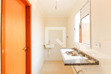 Cozinha e Área de Serviço de apartamento à venda com 2 quartos, 34m² em Vila São Geraldo, São Paulo