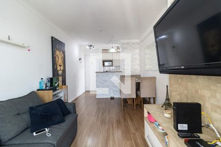 Sala de apartamento à venda com 2 quartos, 50m² em Taboão, São Paulo