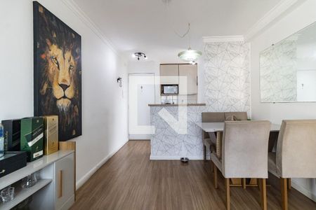 Sala de apartamento à venda com 2 quartos, 50m² em Taboão, São Paulo