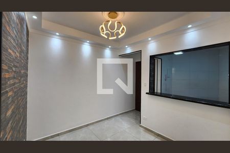 Sala de apartamento para alugar com 2 quartos, 58m² em Saboó, Santos