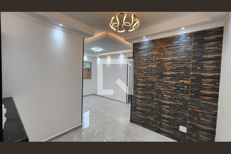 Sala de apartamento para alugar com 2 quartos, 58m² em Saboó, Santos