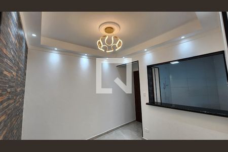 Detalhe Sala de apartamento para alugar com 2 quartos, 58m² em Saboó, Santos