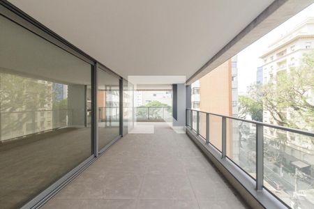 Varanda da Sala de apartamento à venda com 4 quartos, 344m² em Santa Cecilia, São Paulo