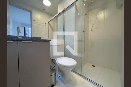Banheiro da Suíte de apartamento para alugar com 1 quarto, 24m² em Butantã, São Paulo