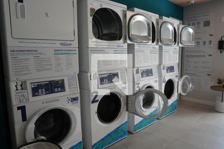 Studio à venda com 28m², 1 quarto e sem vagaLavanderia