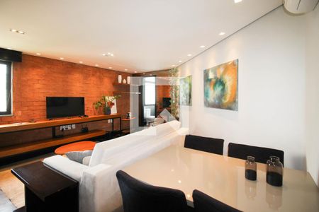 Sala de apartamento à venda com 1 quarto, 72m² em Vila Nova Conceição, São Paulo