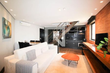 Sala de apartamento à venda com 1 quarto, 72m² em Vila Nova Conceição, São Paulo