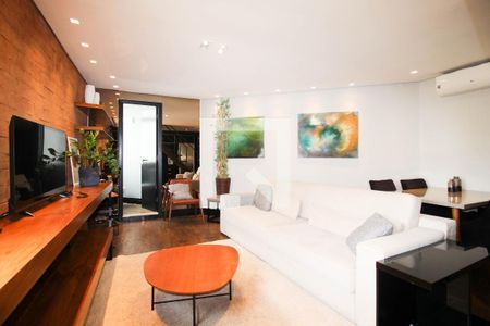 Sala de apartamento à venda com 1 quarto, 72m² em Vila Nova Conceição, São Paulo
