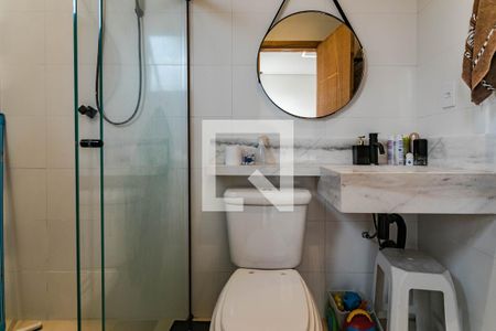 Banheiro - Quarto 3 - Suíte de casa para alugar com 3 quartos, 143m² em Vila Nova Aparecida, Mogi das Cruzes