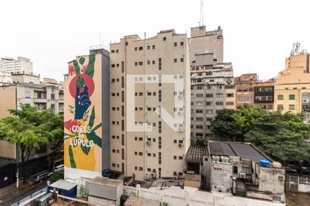 Sala - Vista de apartamento à venda com 1 quarto, 26m² em Vila Buarque, São Paulo