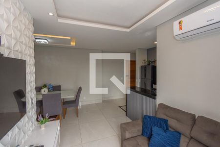 Sala de Estar/Jantar   de apartamento para alugar com 3 quartos, 75m² em Parque Gabriel, Hortolândia
