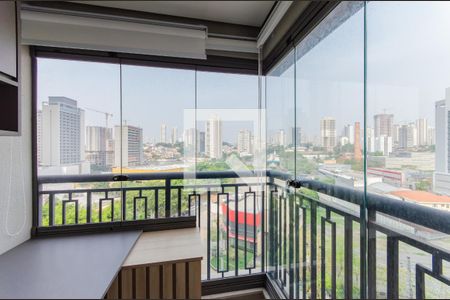 Studio para alugar com 27m², 1 quarto e sem vaga Studio para alugar com 27m², 1 quarto e sem vagaVaranda