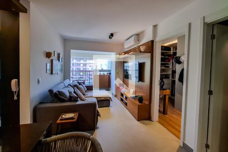 sala cozinha de apartamento para alugar com 1 quarto, 46m² em Vila Mariana, São Paulo