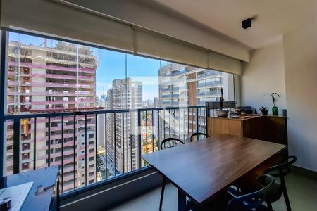 varanda de apartamento para alugar com 1 quarto, 46m² em Vila Mariana, São Paulo