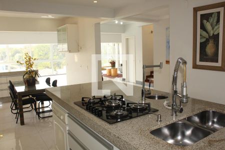 Casa de condomínio para alugar com 650m², 5 quartos e 4 vagasDetalhe da cozinha