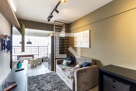 Sala de apartamento à venda com 1 quarto, 52m² em Campos Elíseos, São Paulo