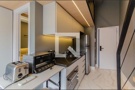 Studio à venda com 42m², 1 quarto e sem vagaCozinha