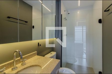 Banheiro de kitnet/studio à venda com 1 quarto, 42m² em Vila Mariana, São Paulo