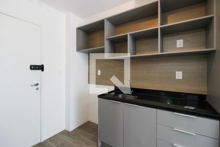 Kitnet (Cozinha) de kitnet/studio para alugar com 1 quarto, 23m² em Jardim Paulistano, São Paulo