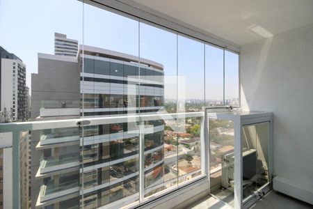 Varanda de kitnet/studio para alugar com 1 quarto, 23m² em Jardim Paulistano, São Paulo