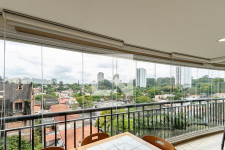 Varanda da Sala de apartamento à venda com 3 quartos, 154m² em Santo Amaro, São Paulo