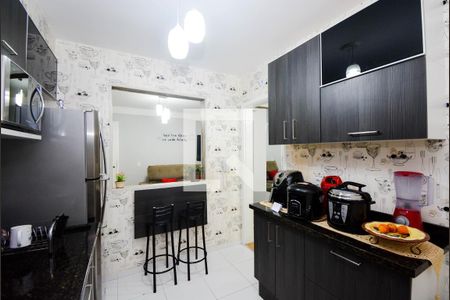Cozinha de apartamento à venda com 2 quartos, 55m² em Jardim Odete, Guarulhos