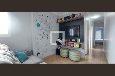 Sala de apartamento à venda com 2 quartos, 56m² em Vila Curuçá, Santo André