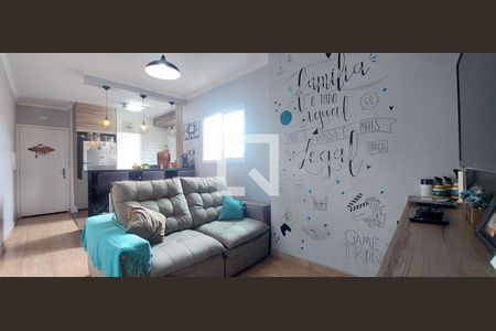 Sala de apartamento à venda com 2 quartos, 56m² em Vila Curuçá, Santo André